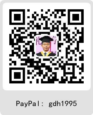 PayPal QRCode of gdh1995